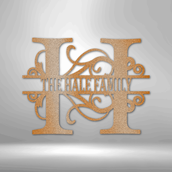 Split Letter Monogram For your house