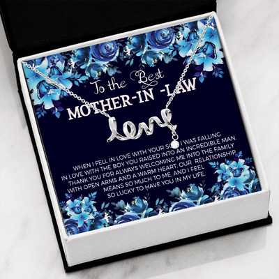 Mother in law love necklace