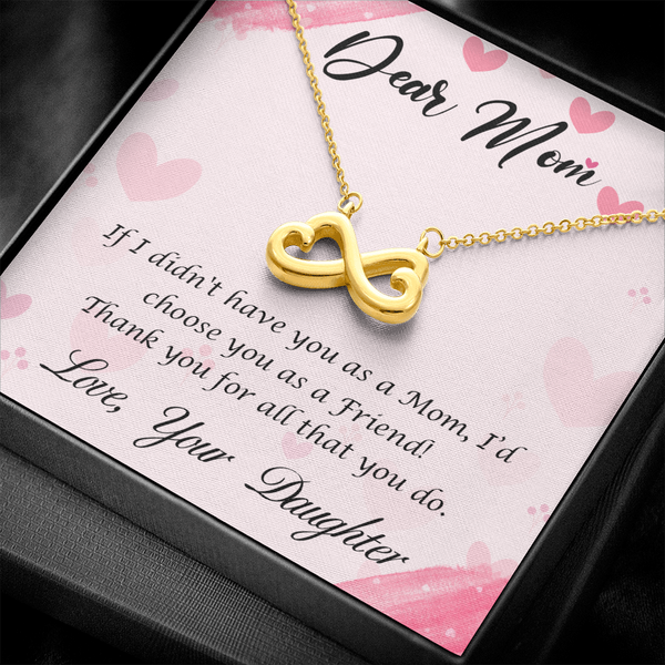 Dear Mom-Happy Mother’s Day! Infinity Heart Necklace
