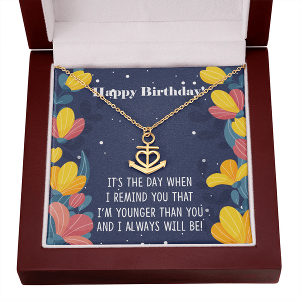 To my beautiful wife - you are my everything Anchor Necklace