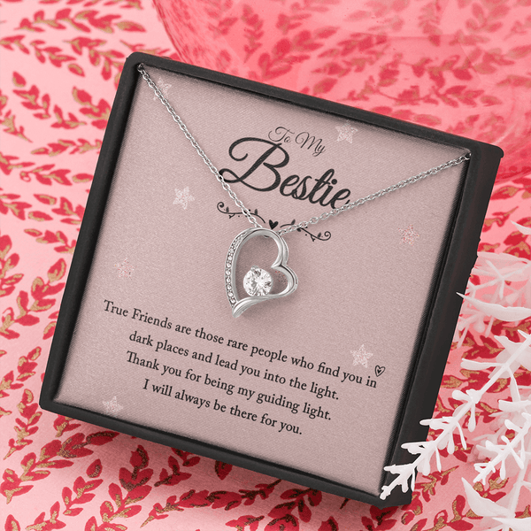 To my bestie-True Friends are those Anchor Necklace