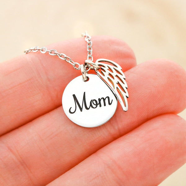 Because of your belief mom necklace