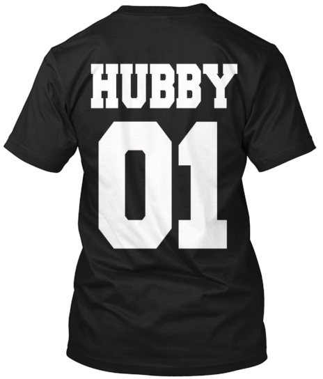 Couple Tee - HUBBY-WIFEY NUMBERING T-SHIRTS FOR COUPLE, ON SUMMER SALE @50% OFF