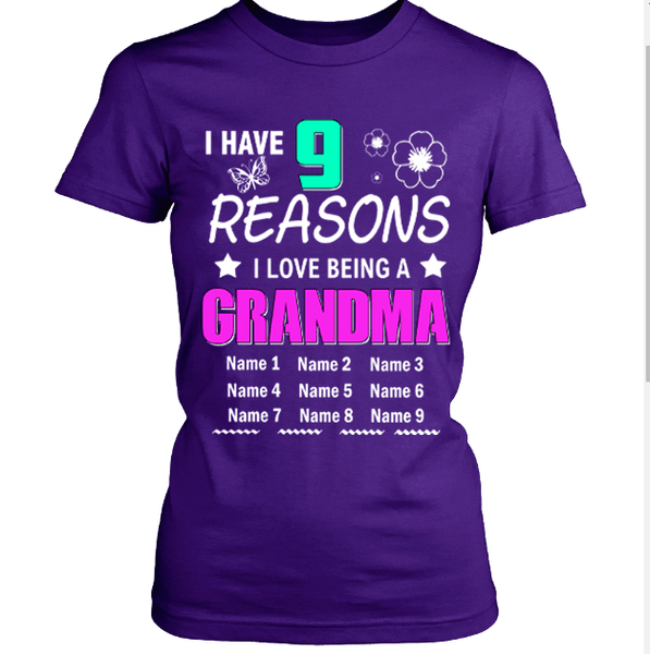 "I HAVE 9 REASONS I LOVE BEING A GRANDMA"