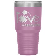 "Love Nana Life" Tumbler. Personalize Your Nickname Mimi, Gigi, Grandma or Write Your Nick Name Below.