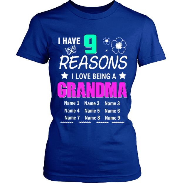 "I HAVE 9 REASONS I LOVE BEING A GRANDMA"