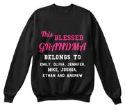Grandma - Blessed Grandma / Great Grandma Custom Tee  ( 50% Off For Today). Most NaNa Order 2.