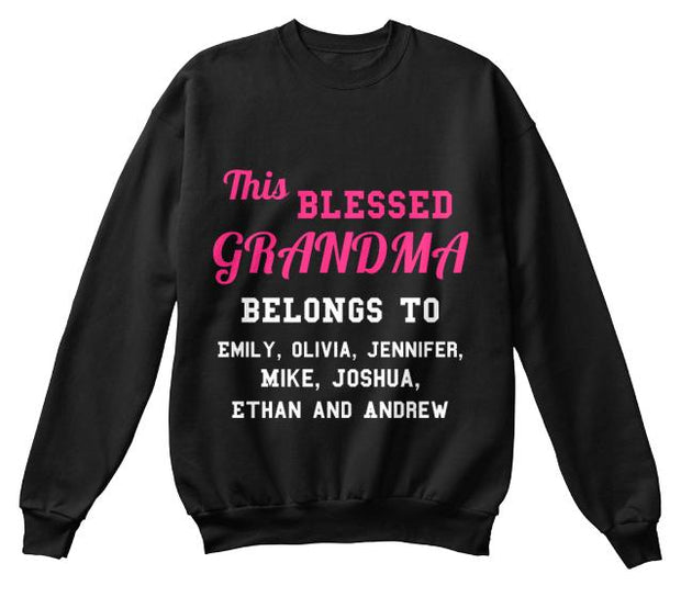 Grandma - Blessed Grandma / Great Grandma Custom Tee  ( 50% Off For Today). Most NaNa Order 2.