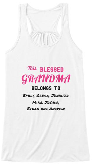 Grandma - Blessed Grandma / Great Grandma Custom Tee  ( 50% Off For Today). Most NaNa Order 2.