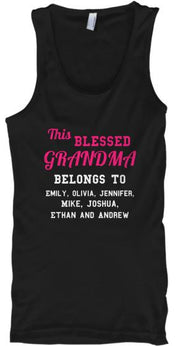 Grandma - Blessed Grandma / Great Grandma Custom Tee  ( 50% Off For Today). Most NaNa Order 2.