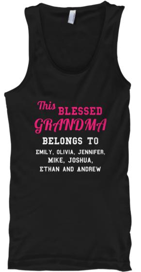 Grandma - Blessed Grandma / Great Grandma Custom Tee  ( 50% Off For Today). Most NaNa Order 2.