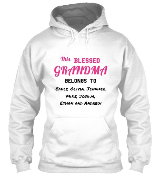 Grandma - Blessed Grandma / Great Grandma Custom Tee  ( 50% Off For Today). Most NaNa Order 2.