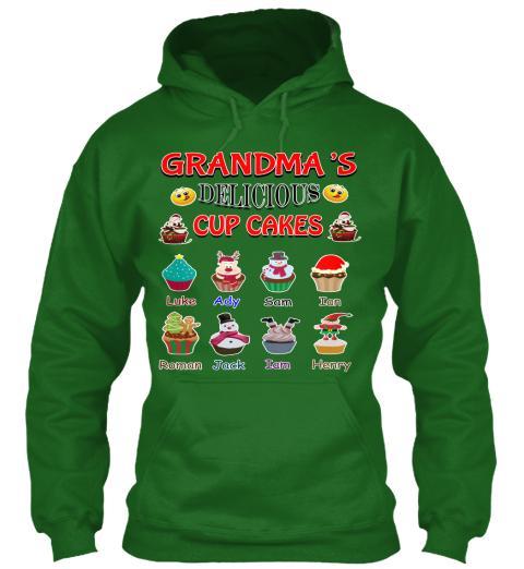 Grandma - Grandma Delicious Cup Cakes(Most Grandmas Buy 2 Or More)Special Edition Red And Green