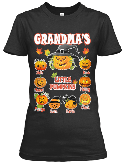 Grandma - Grandma's/ Grandpa's Little Pumpkins Halloween Special (Flat 70% Off) Exclusive Orange Shade Available.