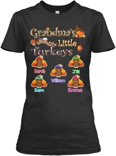 Grandma - Grandma's Little Turkeys, Thanksgiving (50% Off On Special Holiday Season)