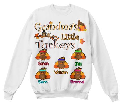 Grandma - Grandma's Little Turkeys, Thanksgiving (50% Off On Special Holiday Season)