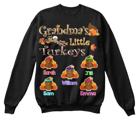 Grandma - Grandma's Little Turkeys, Thanksgiving (50% Off On Special Holiday Season)