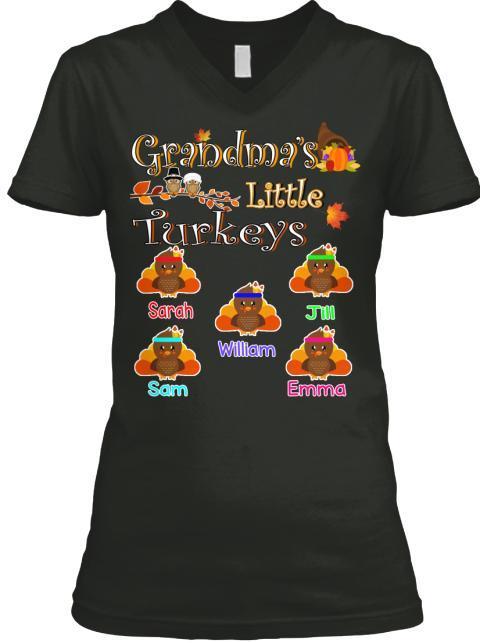 Grandma - Grandma's Little Turkeys, Thanksgiving (50% Off On Special Holiday Season)