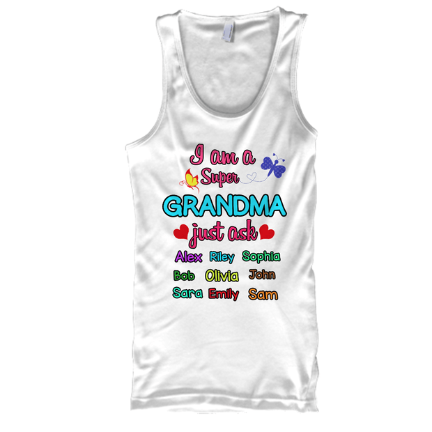 Grandma - "I Am A Super Grandma" - Custom Tee (Save 70% Today)