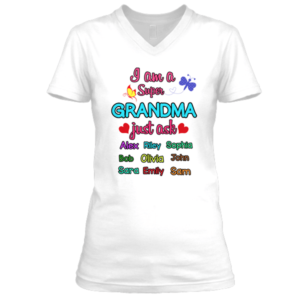 Grandma - "I Am A Super Grandma" - Custom Tee (Save 70% Today)