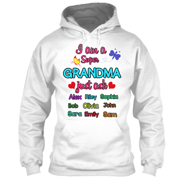 Grandma - "I Am A Super Grandma" - Custom Tee (Save 70% Today)
