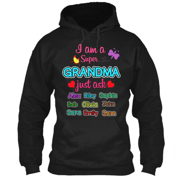 Grandma - "I Am A Super Grandma" - Custom Tee (Save 70% Today)