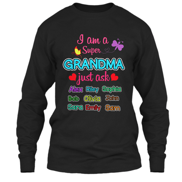Grandma - "I Am A Super Grandma" - Custom Tee (Save 70% Today)
