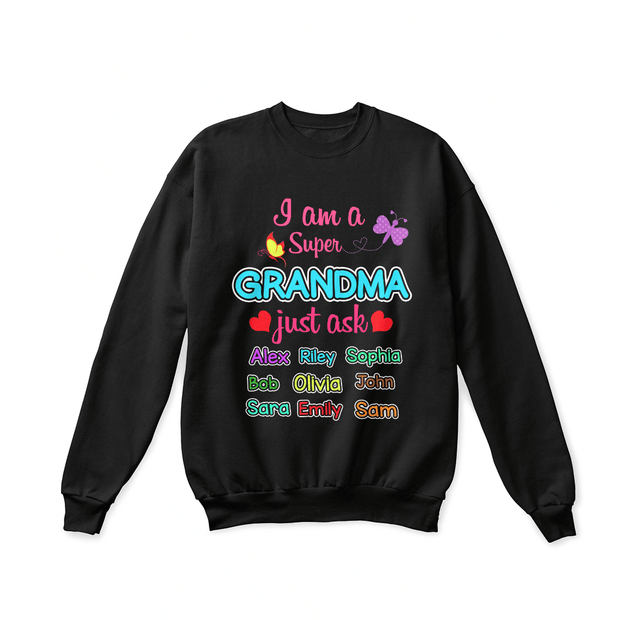 Grandma - "I Am A Super Grandma" - Custom Tee (Save 70% Today)