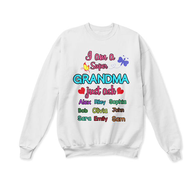 Grandma - "I Am A Super Grandma" - Custom Tee (Save 70% Today)