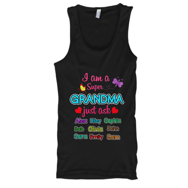 Grandma - "I Am A Super Grandma" - Custom Tee (Save 70% Today)