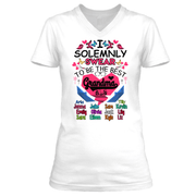 Grandma - "I Solemnly Swear To Be..." - Custom Tee (Save 70% Today)