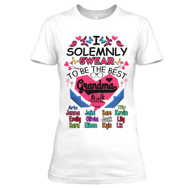 Grandma - "I Solemnly Swear To Be..." - Custom Tee (Save 70% Today)