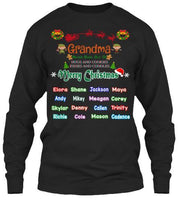 Grandma - Merry Christmas New Edition Kids Names Upto 40 (Most Grandmas Buy 2 Or More)