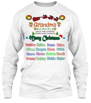 Grandma - Merry Christmas New Edition Kids Names Upto 40 (Most Grandmas Buy 2 Or More)