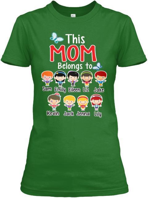 Grandma - Mom Belongs To..." T-Shirt And More Christmas Special Colors