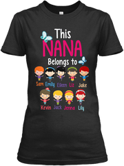 Grandma - "Nana/Grandma Belongs To..." T-Shirt (70% Off) Most NANA Buys 2-3.