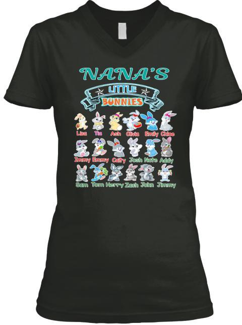 Grandma - Nana's Little Bunnies Holiday Season Special(Flat 70% Off) Get Your Little Cuties On Your T-shirt And More. Most GrandParents/Parents Buy 2-3