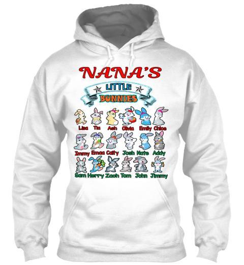 Grandma - Nana's Little Bunnies Holiday Season Special(Flat 70% Off) Get Your Little Cuties On Your T-shirt And More. Most GrandParents/Parents Buy 2-3