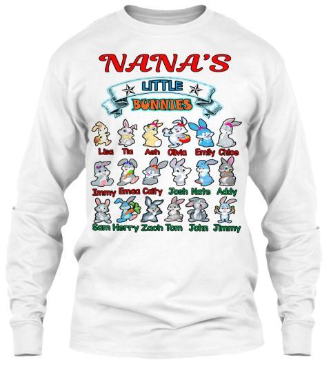 Grandma - Nana's Little Bunnies Holiday Season Special(Flat 70% Off) Get Your Little Cuties On Your T-shirt And More. Most GrandParents/Parents Buy 2-3