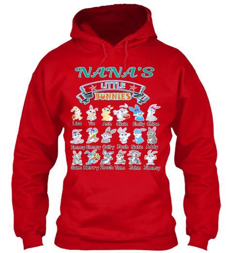 Grandma - Nana's Little Bunnies Holiday Season Special(Flat 70% Off) Get Your Little Cuties On Your T-shirt And More Seasonal Colors. Most GrandParents/Parents Buy 2-3