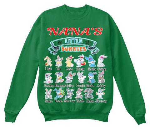 Grandma - Nana's Little Bunnies Holiday Season Special(Flat 70% Off) Get Your Little Cuties On Your T-shirt And More Seasonal Colors. Most GrandParents/Parents Buy 2-3