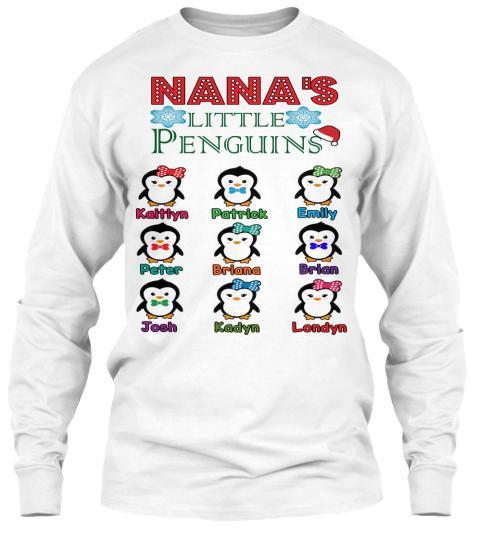 Grandma - Nana's Little Penguins Holiday Season Special(Flat 70% Off) Get Your Little Cuties On Your T-shirt And More. Most GrandParents/Parents Buy 2-3