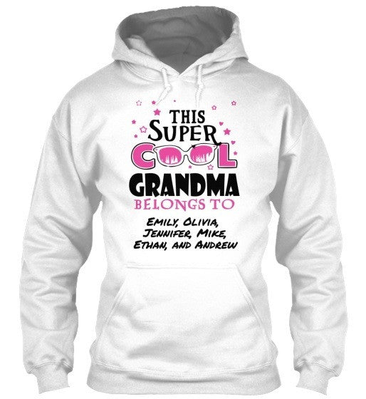 Grandma - Super Cool Grandma / Great Grandma Custom Tee  ( 70% Off For Today). Most NaNa Order 2.