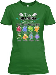 Grandma - This Grandma Loves Her Cute Monsters  ( 70% Off For Today) (Most Grandmas Buy 2 Or More)