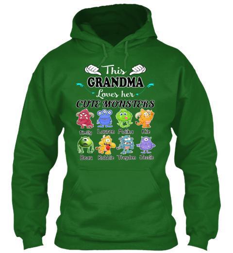 Grandma - This Grandma Loves Her Cute Monsters  ( 70% Off For Today) (Most Grandmas Buy 2 Or More)
