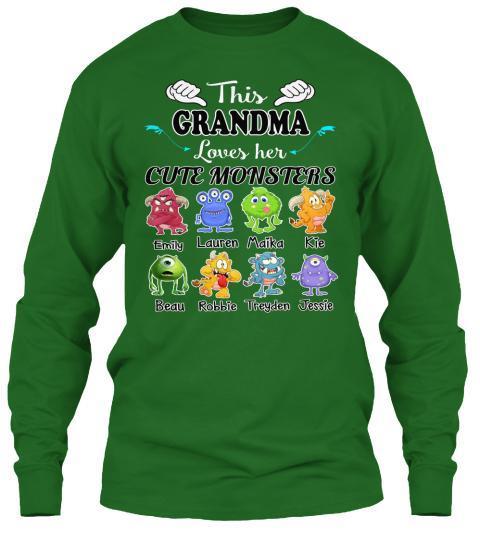 Grandma - This Grandma Loves Her Cute Monsters  ( 70% Off For Today) (Most Grandmas Buy 2 Or More)