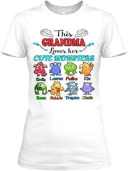 Grandma - This Grandma Loves Her Cute Monsters  ( 70% Off For Today) (Most Grandmas Buy 2 Or More)
