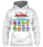 Grandma - This Grandma Loves Her Cute Monsters  ( 70% Off For Today) (Most Grandmas Buy 2 Or More)