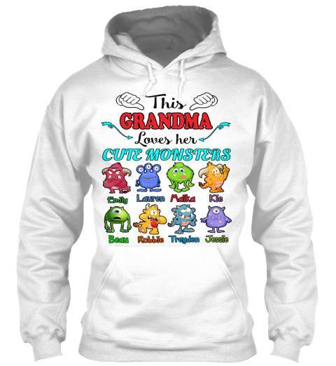 Grandma - This Grandma Loves Her Cute Monsters  ( 70% Off For Today) (Most Grandmas Buy 2 Or More)