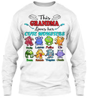 Grandma - This Grandma Loves Her Cute Monsters  ( 70% Off For Today) (Most Grandmas Buy 2 Or More)